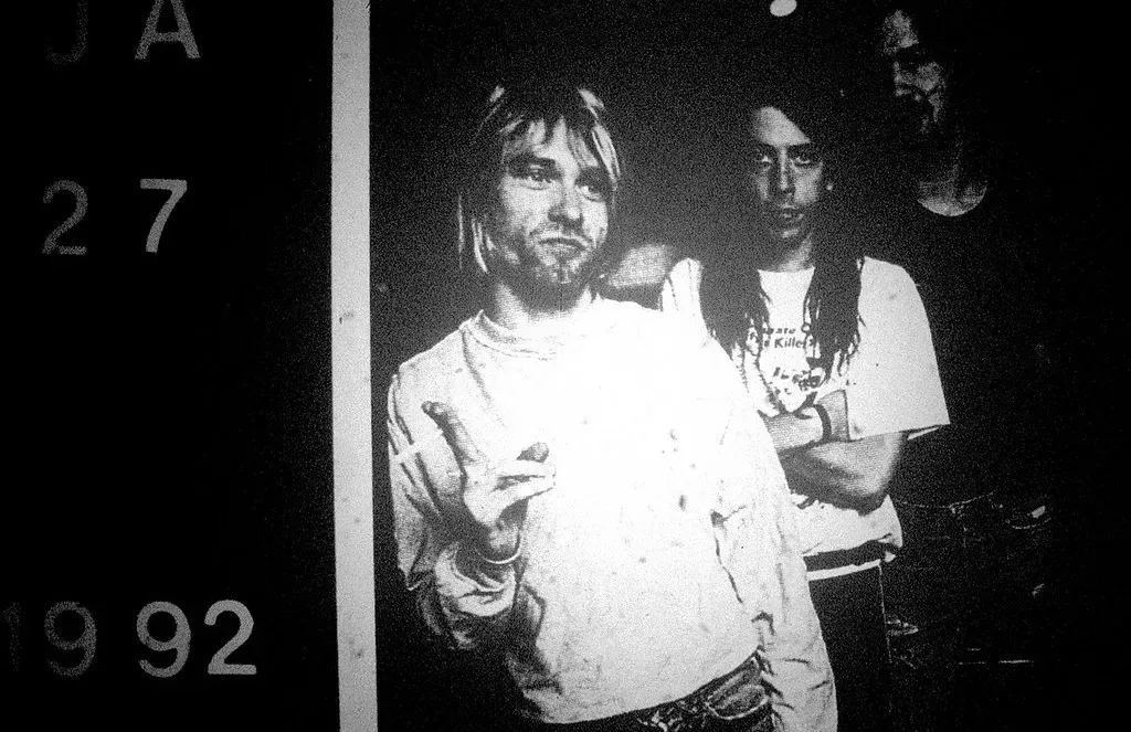 2. "Smells Like Teen Spirit" by Nirvana grew out of graffiti written on a wall during a drunken night (Image Credits: Flickr)