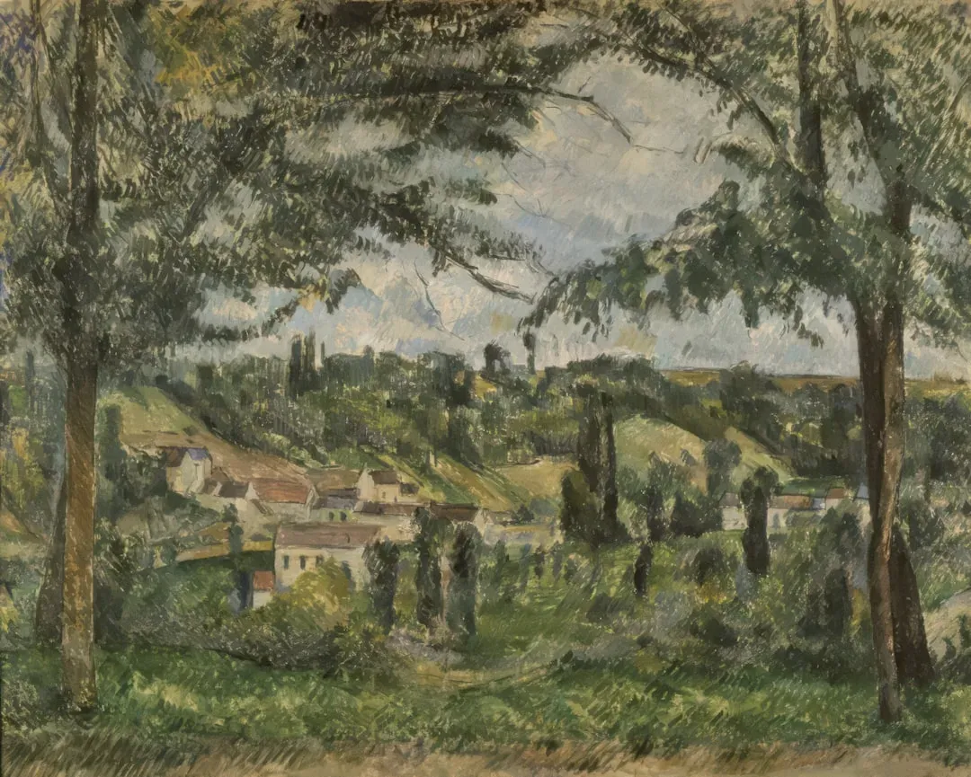 10. View of Auvers-sur-Oise by Paul Cézanne (c. 1879–1882) (Image Credits: Unsplash)