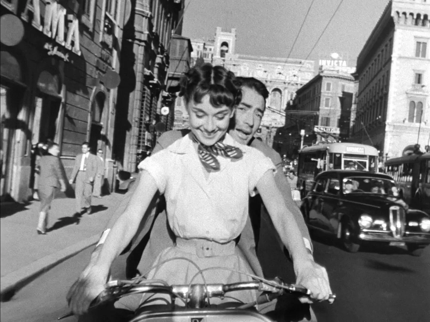 2. Roman Holiday (1953) (Roman Holiday trailer, Public domain)