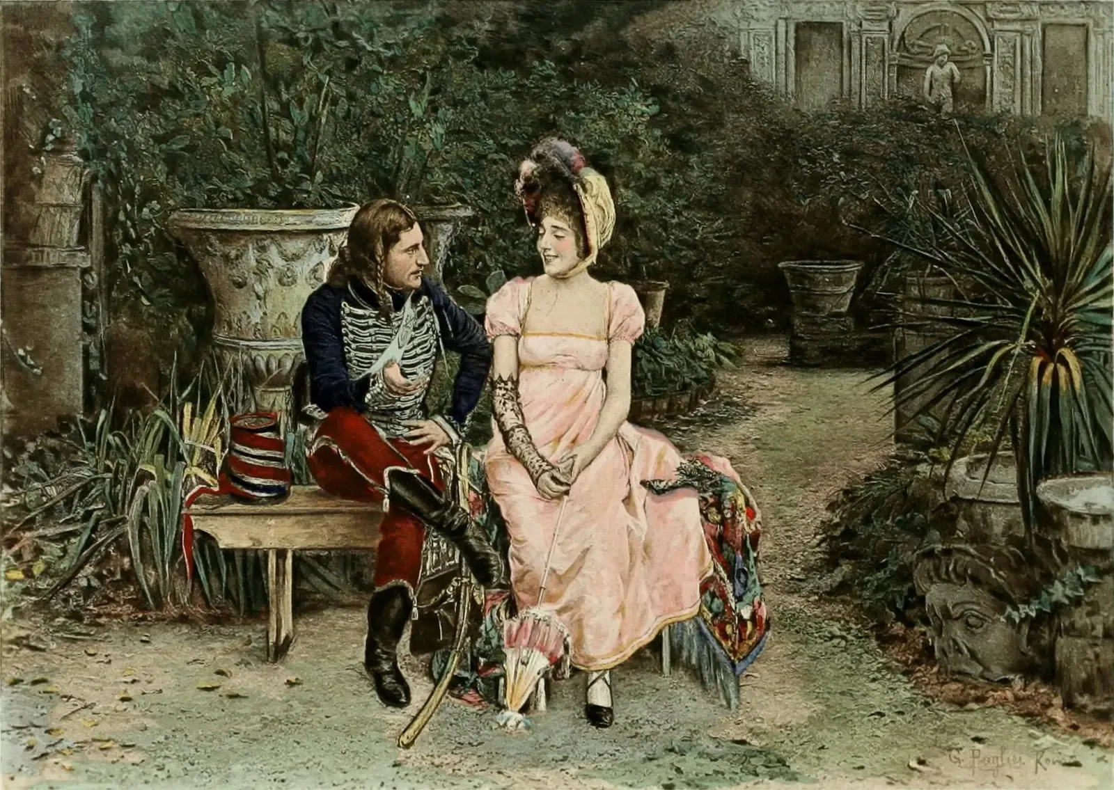 Clue One: A Truth About Money and Marriage (By Gioacchino Pagliei, Public domain)