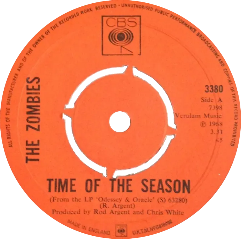 The Zombies – Odessey and Oracle (1968) (By CBS Records Inc., Public domain)