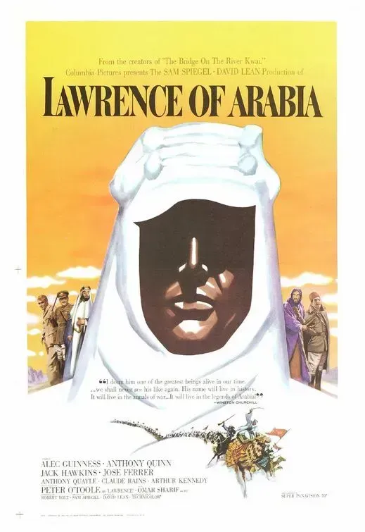 Lawrence of Arabia (1962) (Image Credits: By Anonymous, Public domain)