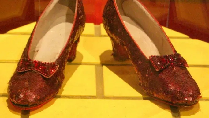 2. A Pair of Sparkling Red Shoes (Image Credits: Wikimedia)