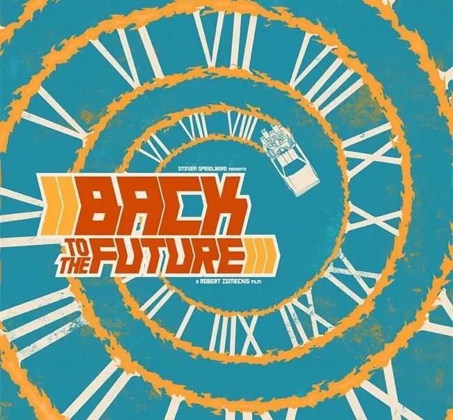Back to the Future (1985) - Time on a Poster (Image Credits: Flickr)
