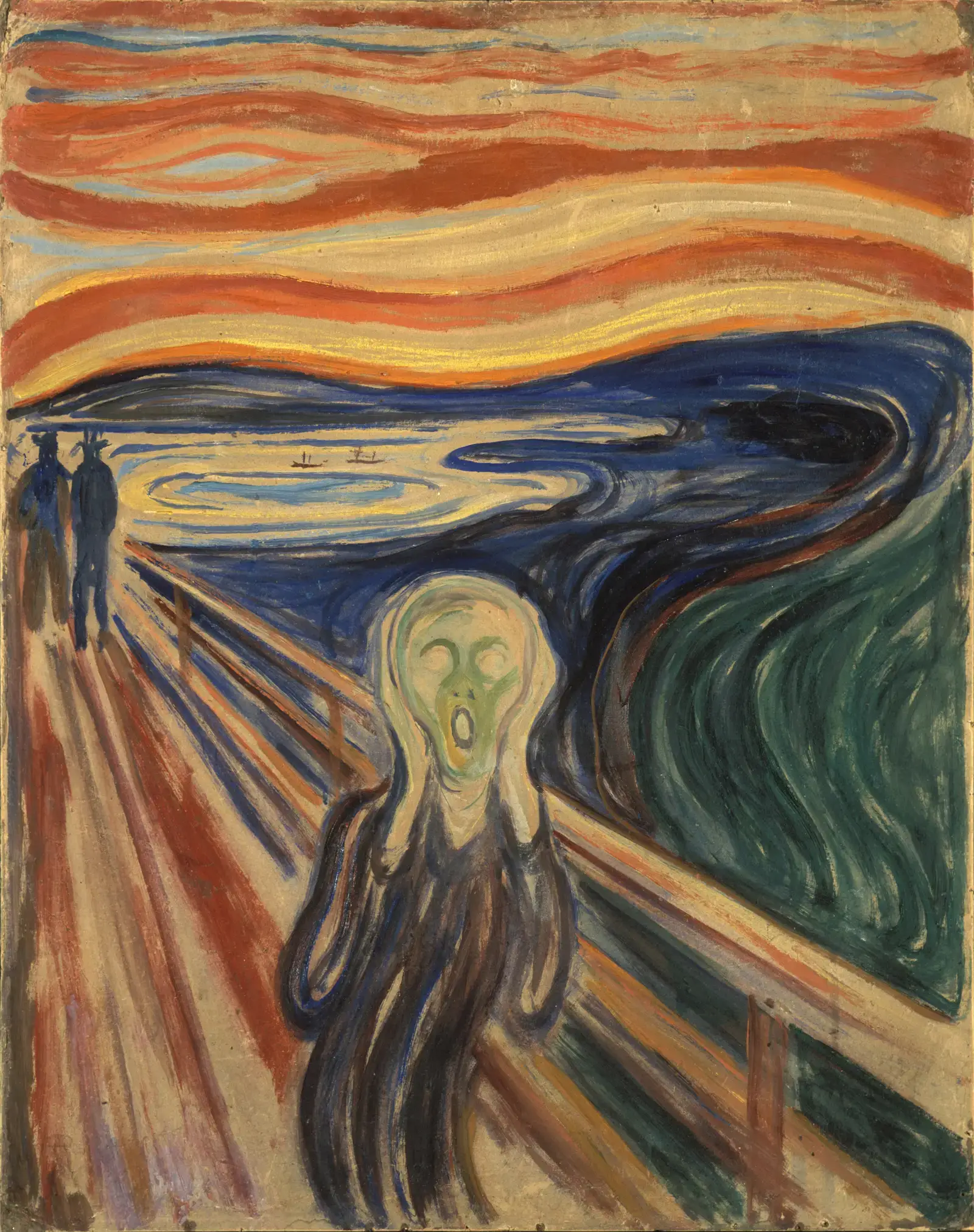 6. Edvard Munch's "The Scream" (1893) (By Edvard Munch, Public domain)