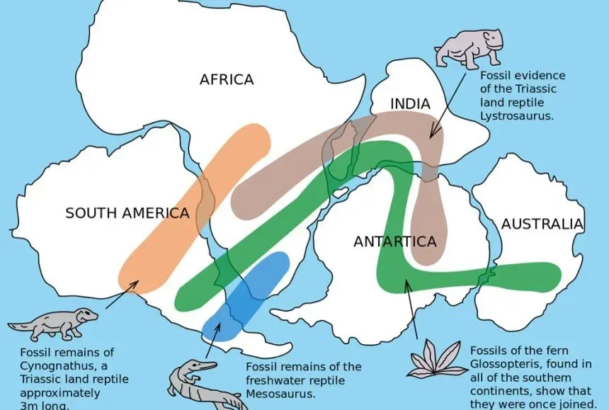 Continental Drift and the Moving Continents (Image Credits: Wikimedia)