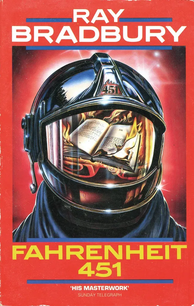 4. Fahrenheit 451 by Ray Bradbury (1953) (RA.AZ, Flickr, CC BY 2.0)