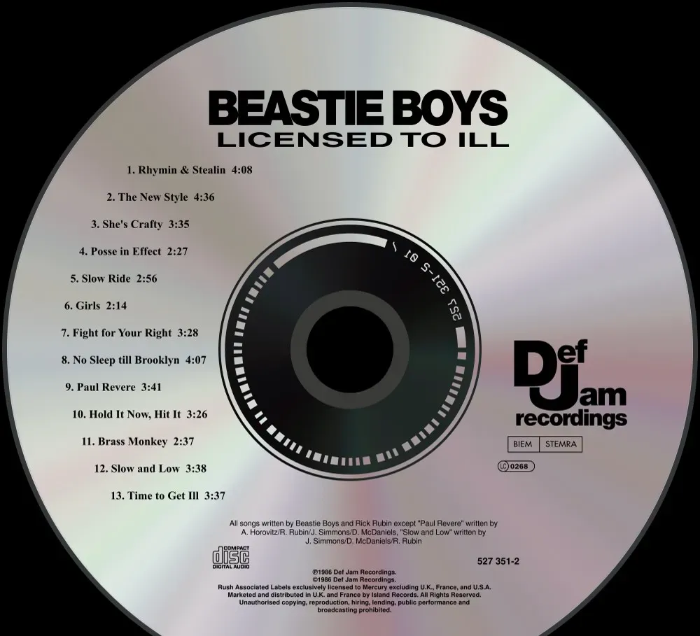 6. The Beastie Boys - Licensed to Ill (1986): Read the Tail Number Backwards (Image Credits: Wikimedia)