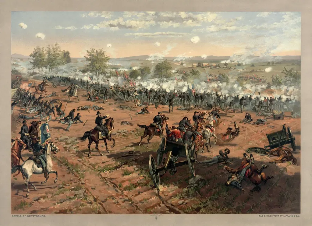 9. Confederate General Longstreet's Delay at Gettysburg's Second Day (1863) (Image Credits: Rawpixel)
