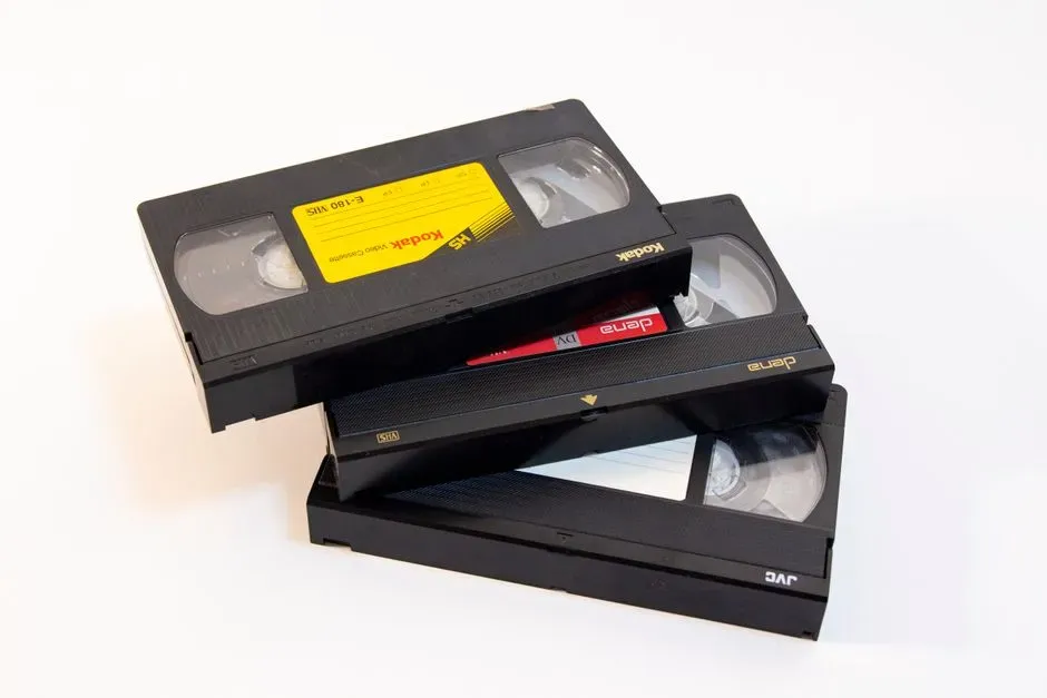 VHS Tapes and the VCR (Image Credits: Pexels)