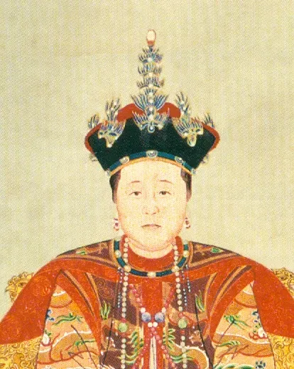 9. Töregene Khatun - Regent of the Mongol Empire (Shenyang Palace Museum. Scanned from Qingshi tudian 清史图典 ["Illustrated compendium of Qing history"], vol. 1, Taizu Taizong chao 太祖太宗朝 ["The reigns of Taizu and Taizong"], Beijing: Zijincheng chubanshe, 2002, p. 194., Public domain)