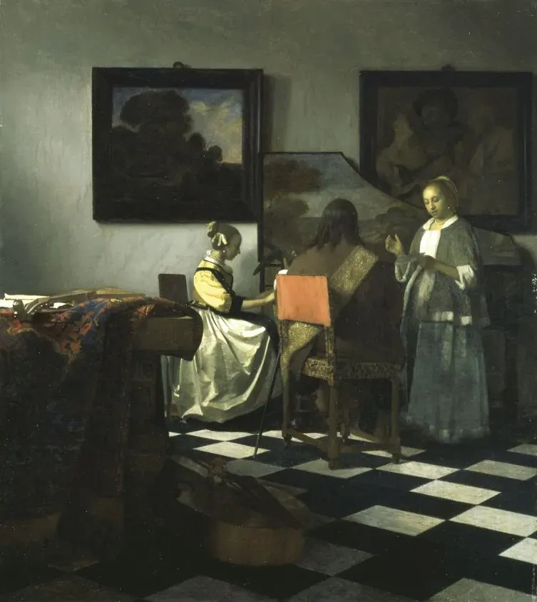 10. The Concert - Johannes Vermeer (c. 1663–1666) (BillDamon, Flickr, CC BY 2.0)