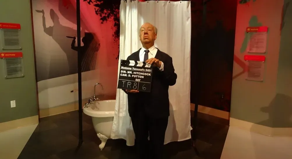 1. Alfred Hitchcock and James Bond (Image Credits: Flickr)