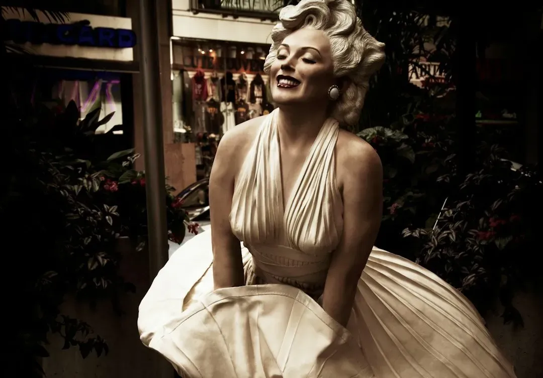 5. Marilyn Monroe's white halter dress (Image Credits: Unsplash)