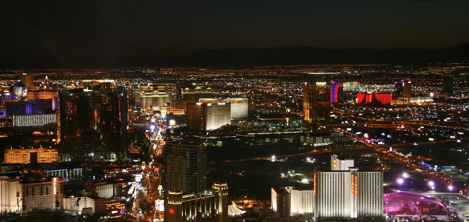 Population Growth That Just Won't Slow Down (Flickr: Las Vegas @ Night, CC BY 2.0)