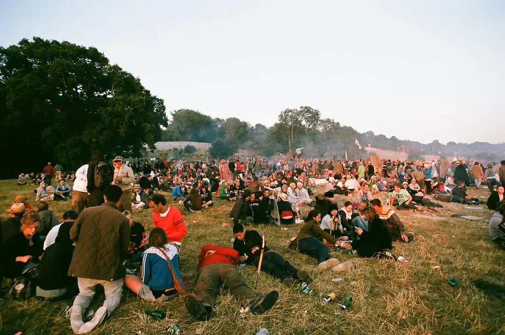 9. Worthy Farm's Stone Circle, Glastonbury - The Green Fields (Ed.ward, Flickr, CC BY-SA 2.0)