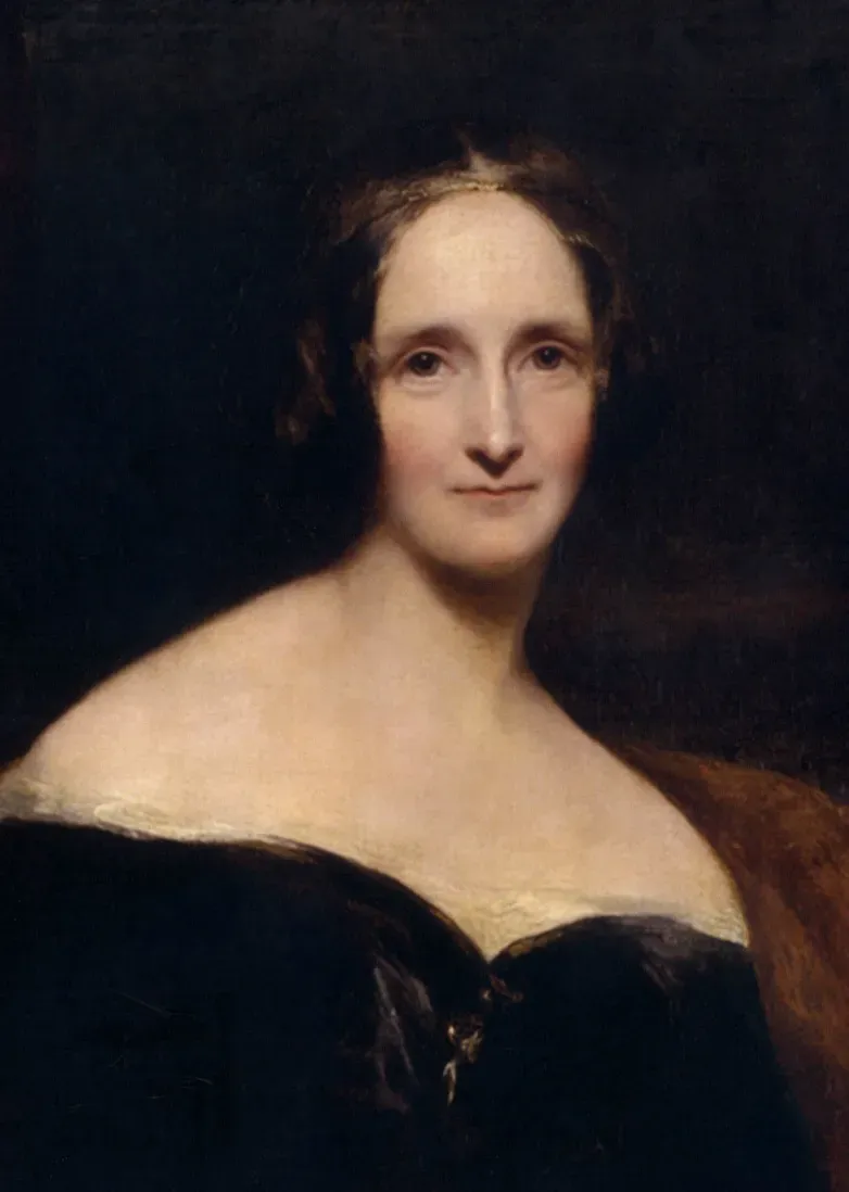 3. Mary Shelley – Frankenstein (By Richard Rothwell, Public domain)