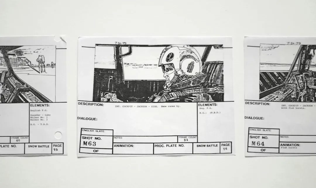 Storyboards as a Working Tool (Image Credits: Unsplash)