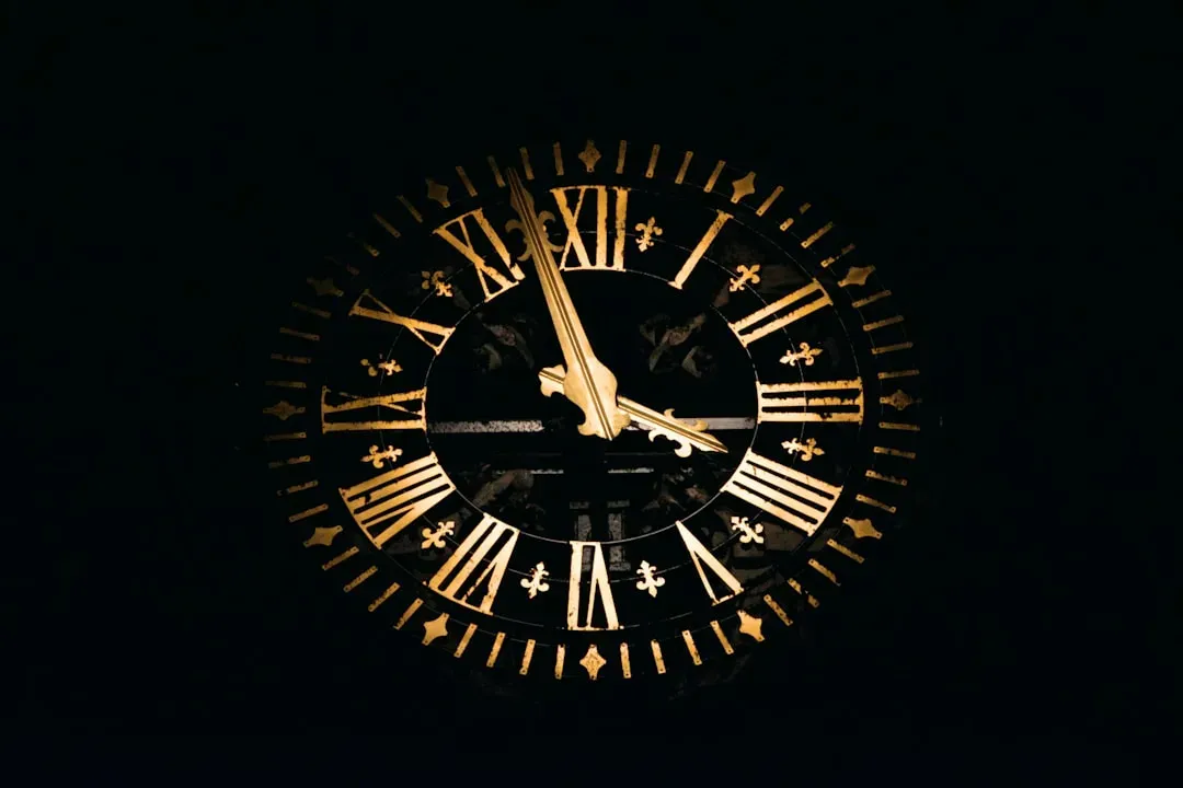 10. "It was a bright cold day in April, and the clocks were striking thirteen" from Nineteen Eighty-Four (Image Credits: Unsplash)