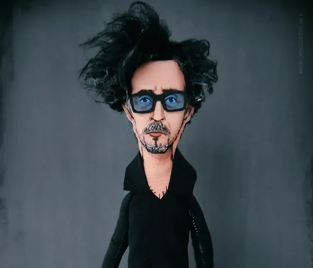 Tim Burton and the Disney animation desk (Image Credits: Flickr)