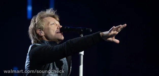 Bon Jovi, "You Give Love a Bad Name" (Watch Bon Jovi 2013 Because We Can Tour Live on Walmart Soundcheck, CC BY 2.0)