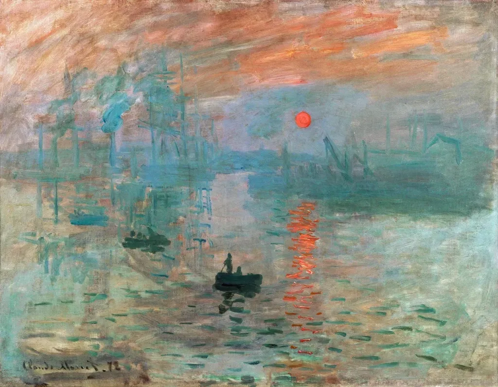 4. Claude Monet's "Impression, Sunrise" (1872) (Image Credits: Rawpixel)