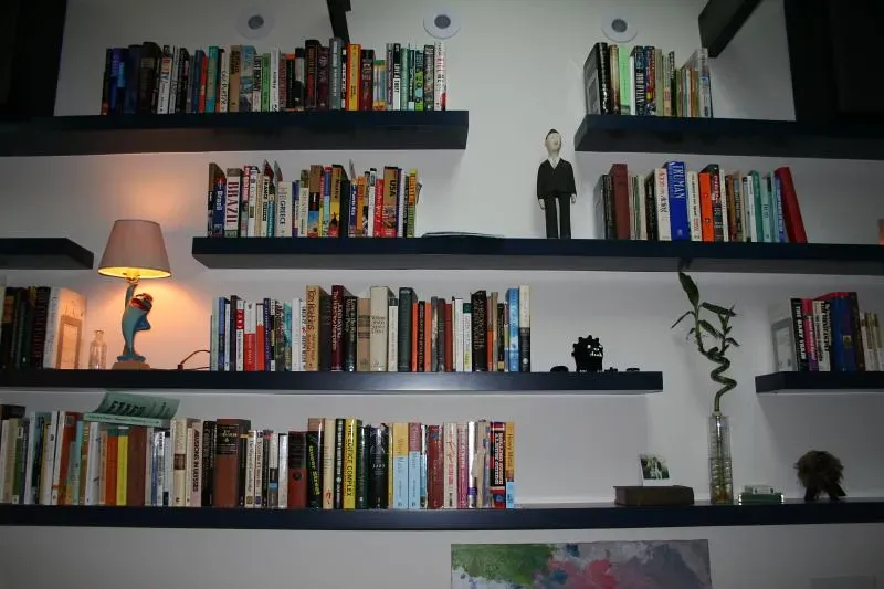 Install Floating Shelves for Extra Storage (Image Credits: Flickr)