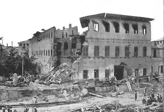 The Anglo-Zanzibar War of 1896 (Image Credits: Wikimedia)