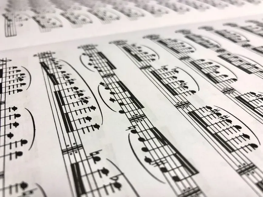 4. Every Good Boy Does Fine (Musical Notes) (Image Credits: Pexels)