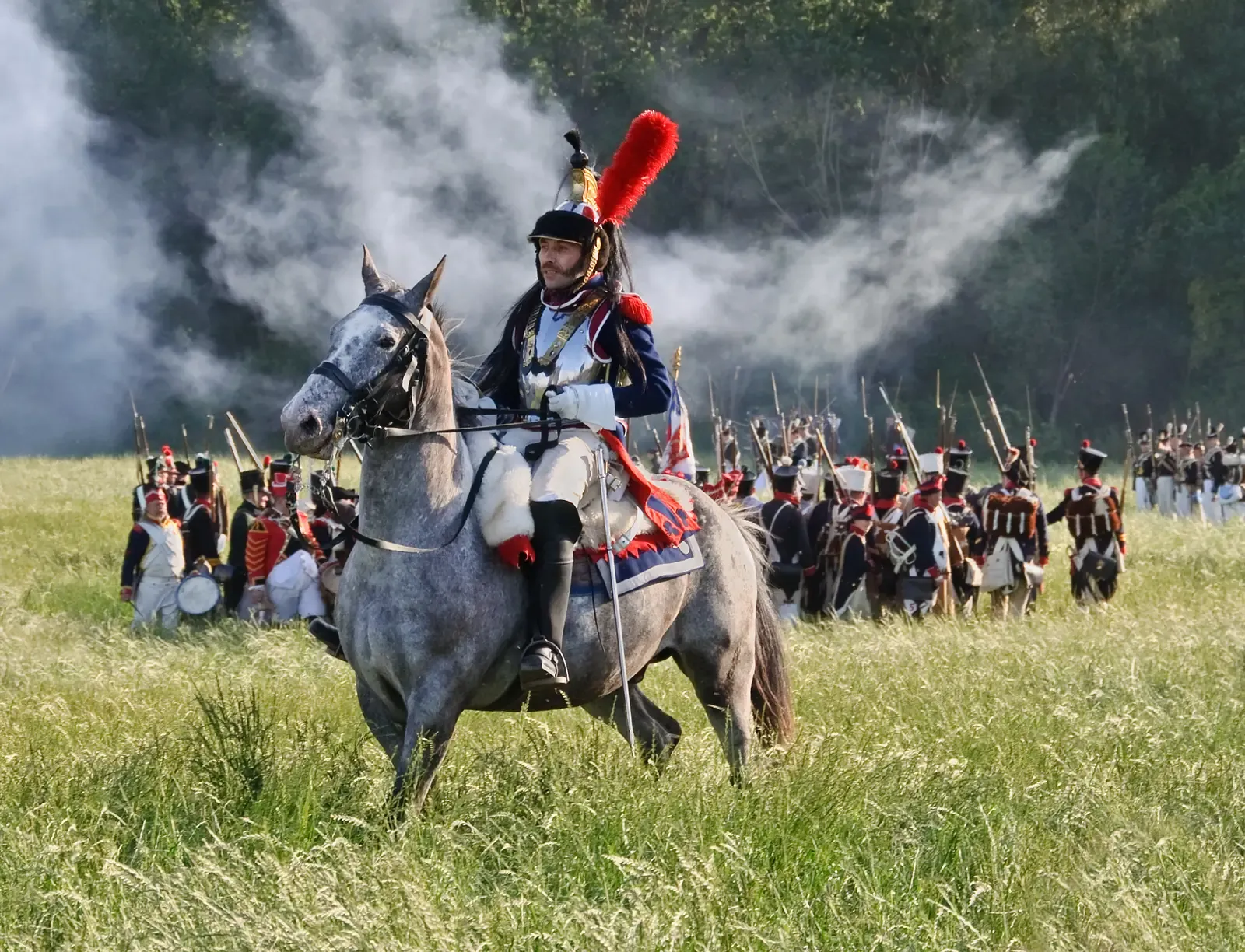 The Battle of Waterloo Anniversary Reenactment (Image Credits: Wikimedia)