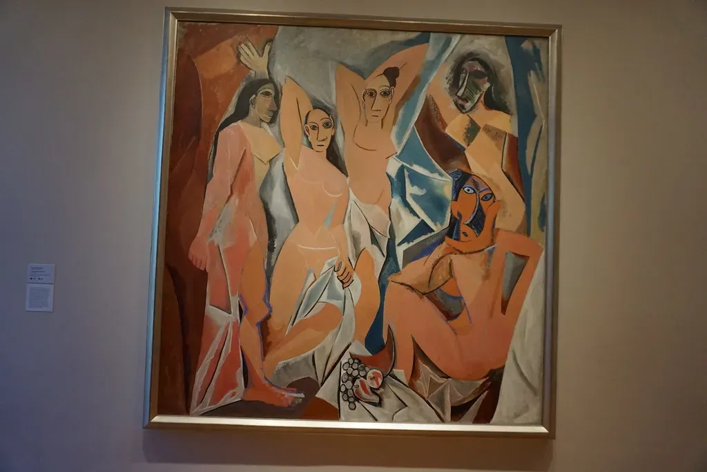 2. Les Demoiselles d'Avignon - Pablo Picasso (1907) (Andrew Milligan sumo, Flickr, CC BY 2.0)