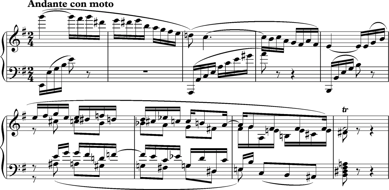 7. The Immortal Beloved Codes in the Sonatas (Piano Concerto 4, slow movement, Public domain)