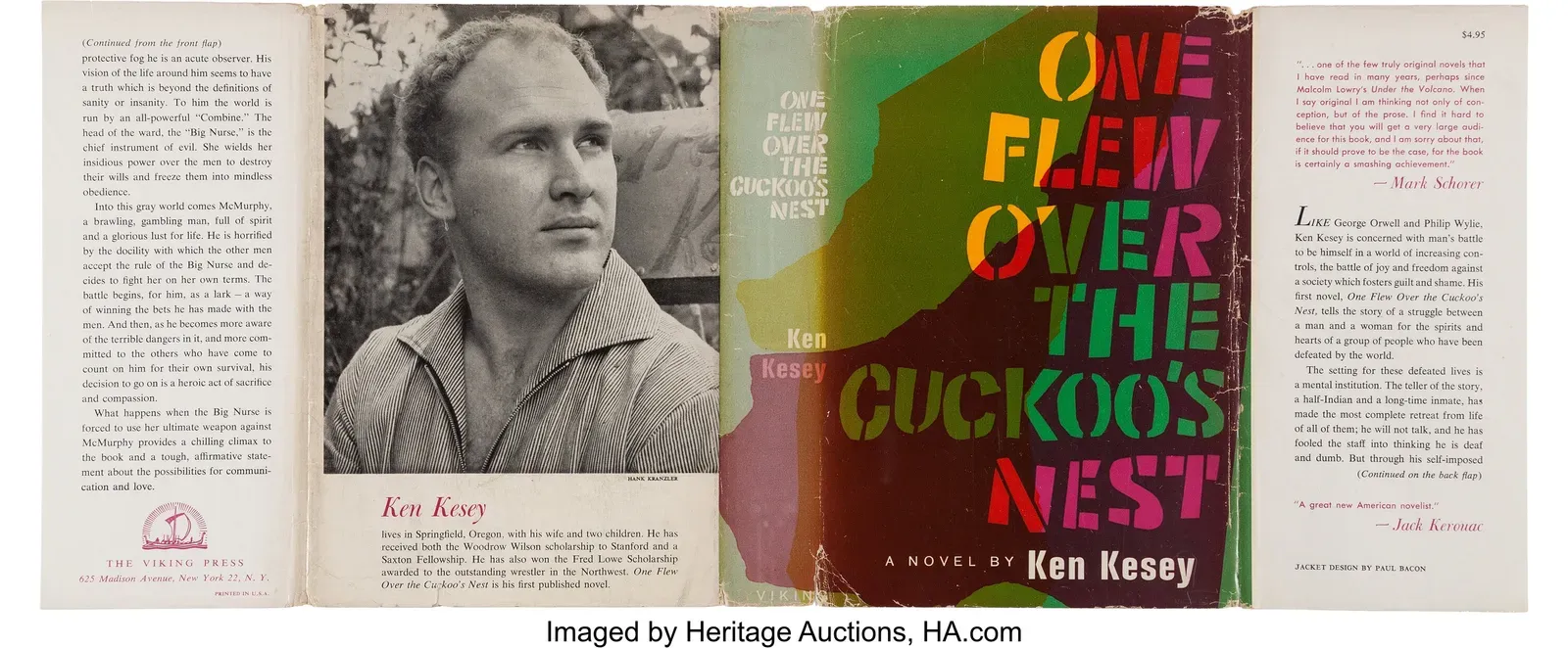 One Flew Over the Cuckoo's Nest by Ken Kesey (Image Credits: Wikimedia)