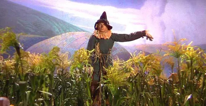 The Scarecrow Costume Worn by Ray Bolger (Image Credits: Flickr)