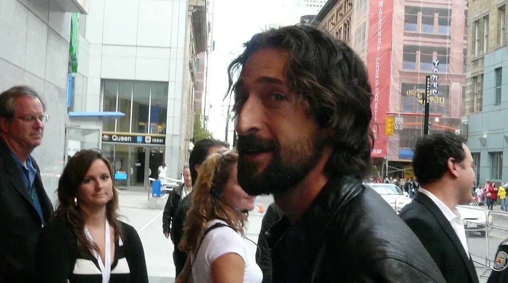 Adrien Brody's unscripted kiss (Image Credits: Flickr)