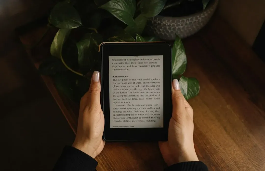 An E-Reader or Audiobook Subscription (Image Credits: Unsplash)