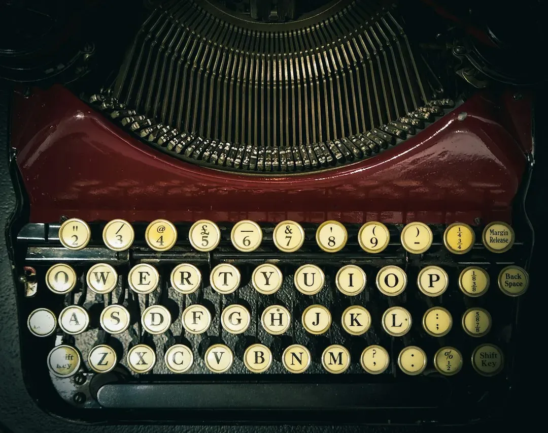 The Typewriter (Image Credits: Unsplash)
