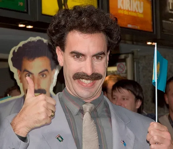 Borat (2006): Satire That Outran Itself (By User Skssoft on de.wikipedia; Michael Bulcik / SKS Soft GmbH Düsseldorf, CC BY 2.5)