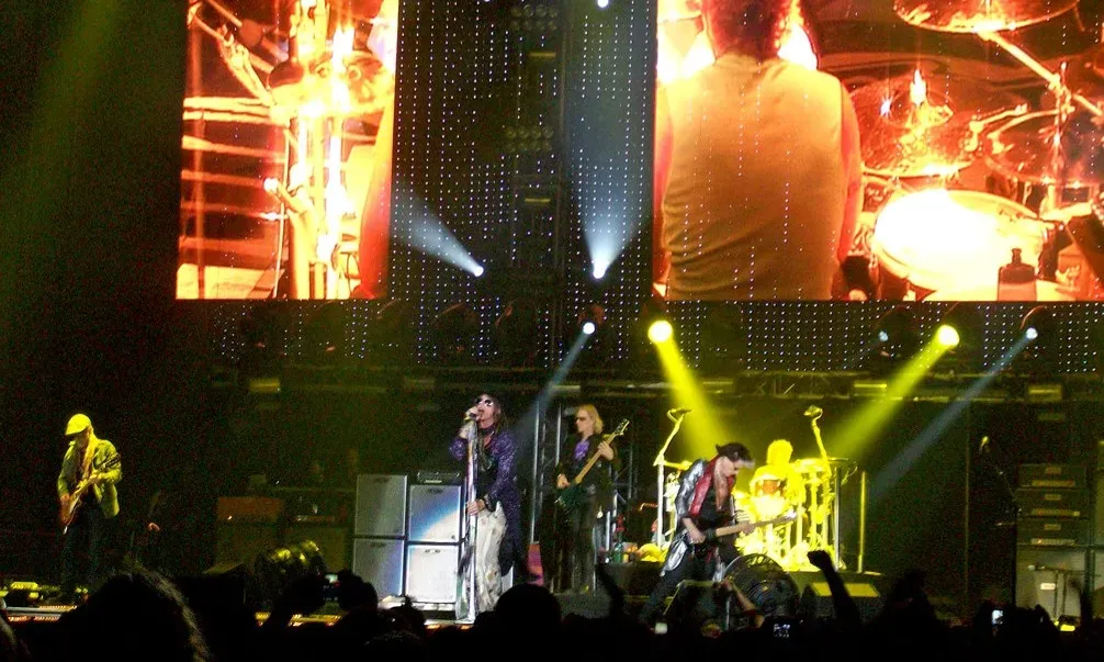 Run-DMC and Aerosmith -