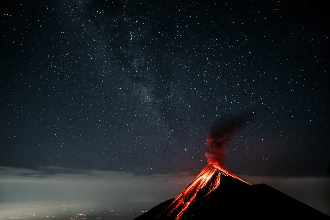 A Volcanic Eruption Births Frankenstein's Monster (Image Credits: Unsplash)