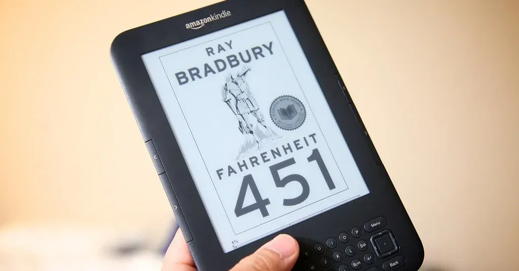 Fahrenheit 451 (1953): Joseph Mugnaini's man made of newsprint (Image Credits: Flickr)