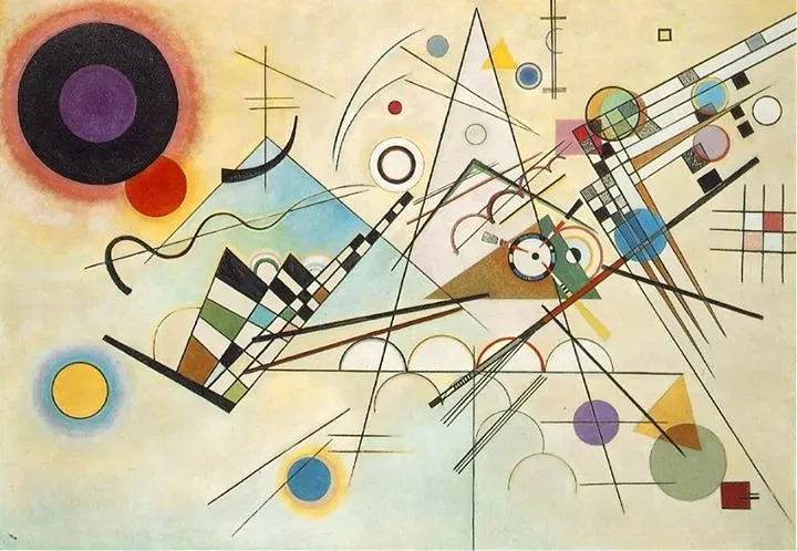 8. Composition VIII - Wassily Kandinsky (1923) (mole555, Flickr, CC BY 2.0)