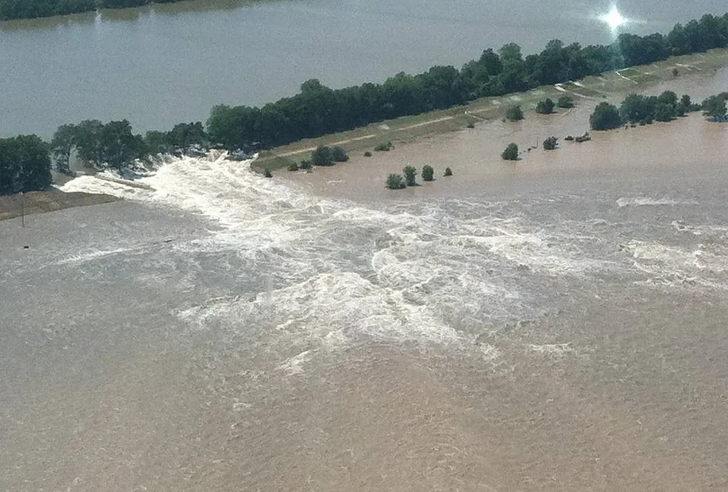 The Real-Life Consequences: December 2025's Levee Failures (Flickr: Breached Farm Levee in East Carroll Parish, CC BY-SA 2.0)