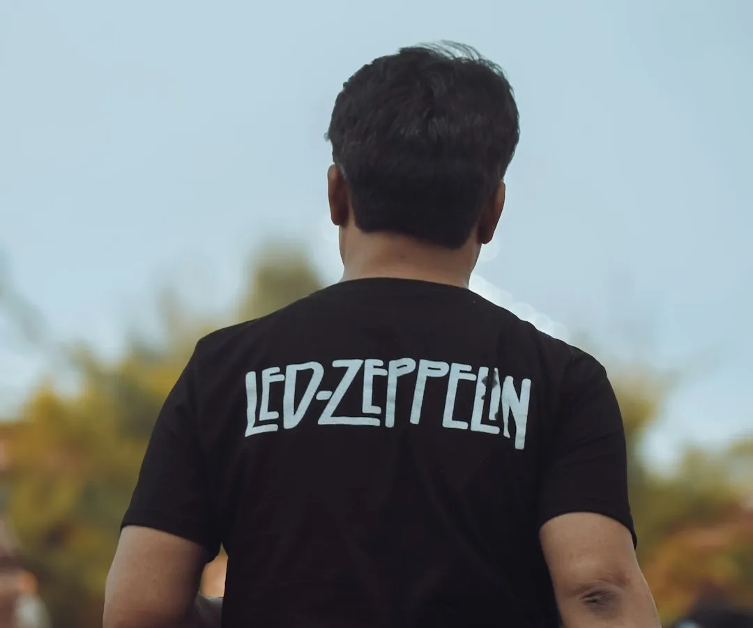 Led Zeppelin - Self-Titled Debut with Turquoise Lettering (Image Credits: Unsplash)