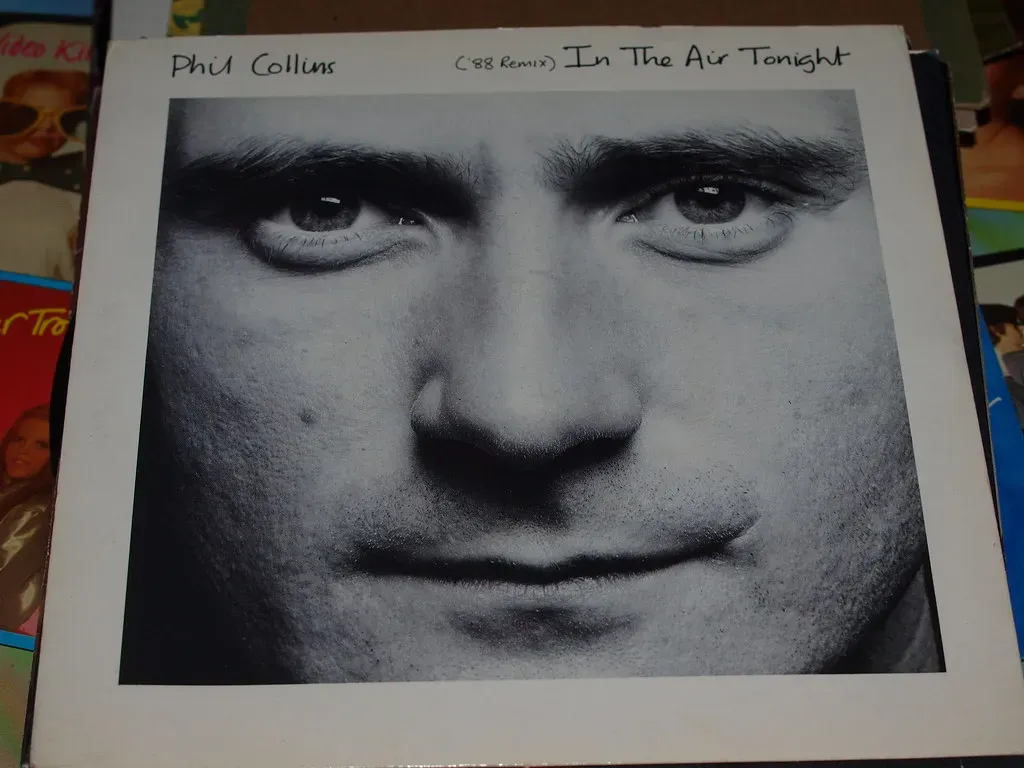 8. "In the Air Tonight" - Phil Collins (badgreeb RECORDS - art -photos, Flickr, CC BY-SA 2.0)