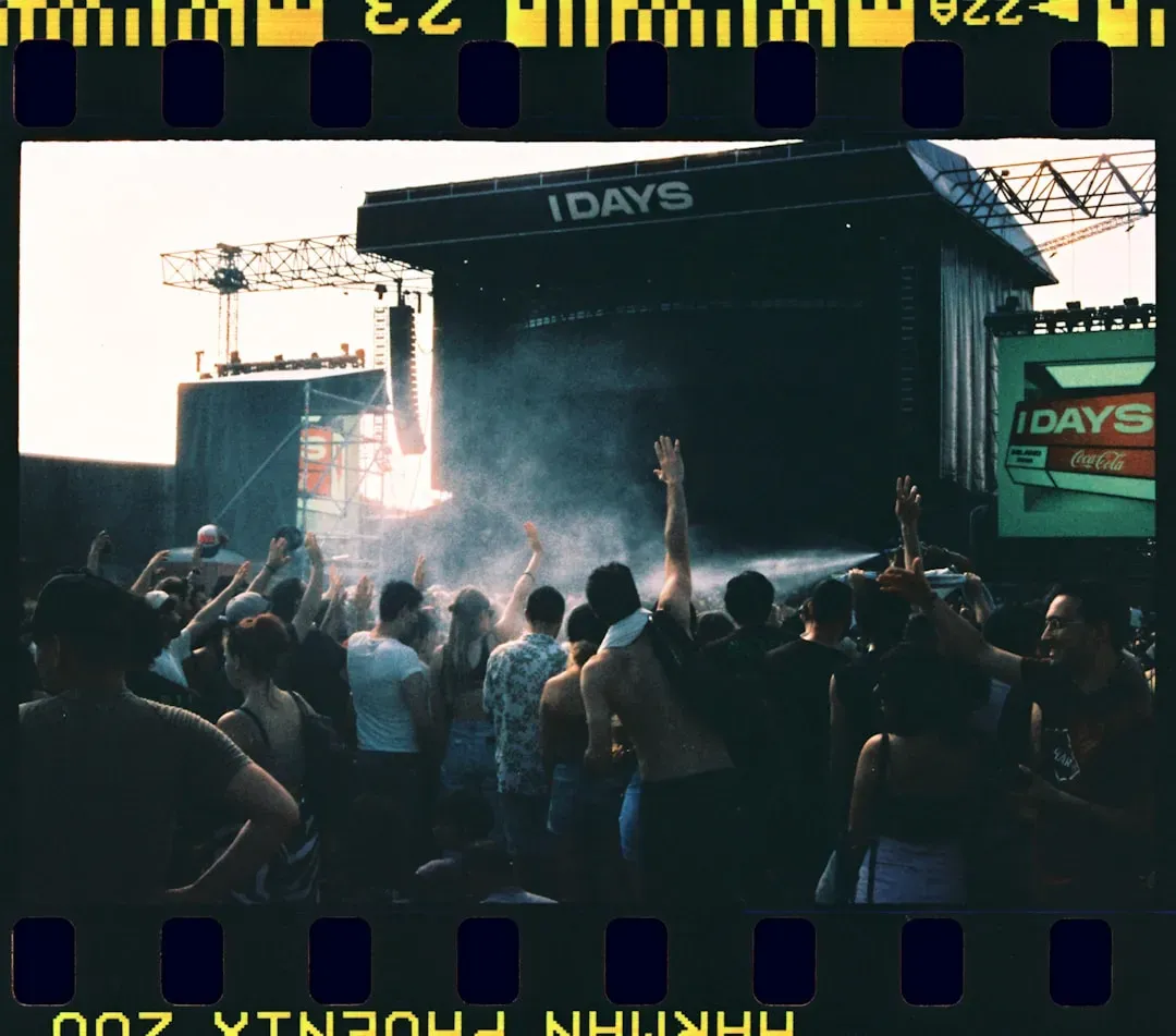 Vaporwave Aesthetics Meet Real-World Gatherings (Image Credits: Unsplash)