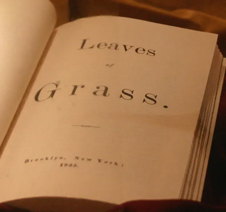 1. Leaves of Grass by Walt Whitman (1855) (dbking, Flickr, CC BY 2.0)