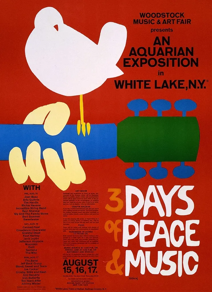Woodstock 1969: Three Days That Birthed a Cultural Revolution (Image Credits: Rawpixel)