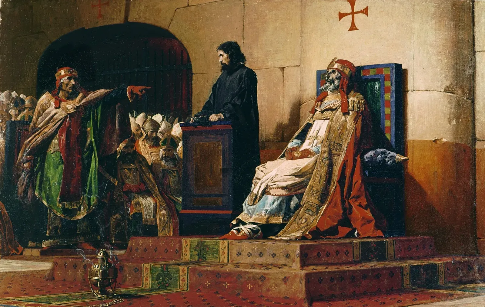 The Cadaver Synod of 897 AD (Image Credits: Wikimedia)