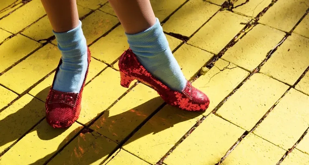 1. Dorothy's Ruby Slippers from The Wizard of Oz (Image Credits: Rawpixel)